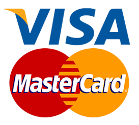 Visa and Mastercard Payments accepted